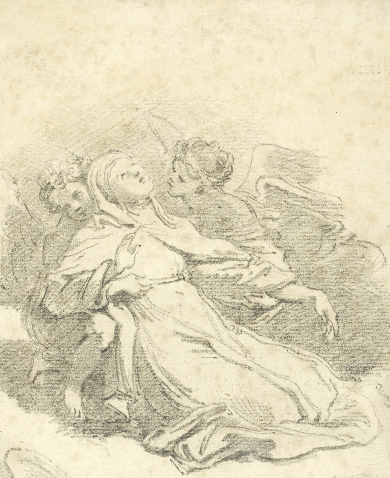 Jean-Honoré Fragonard, Three studies executed in the Pitti Palace/ Trois études exécutées au Palais Pitti, 1761