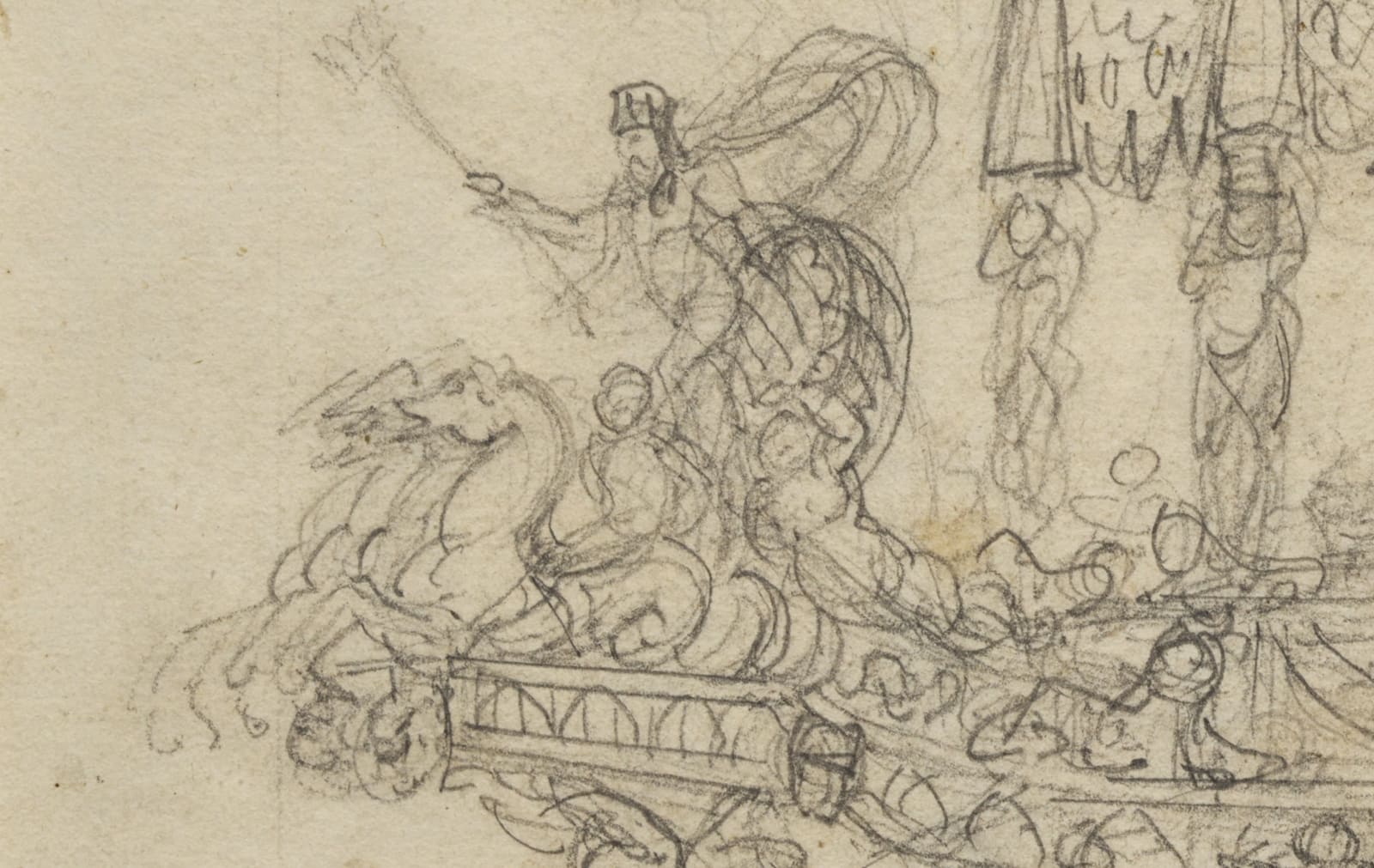 Alessandro Mauro, (attributed to) Study for a Regatta Boat/ (attribué à) Etude pour une embarcation de régate, ca. 1740
