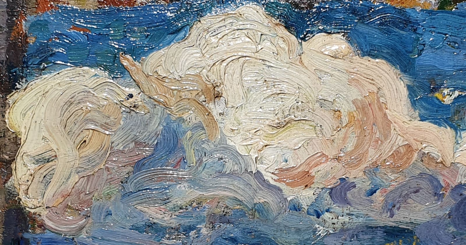 Henri Martin, Two Studies of Clouds/ Deux études de nuages, 1886