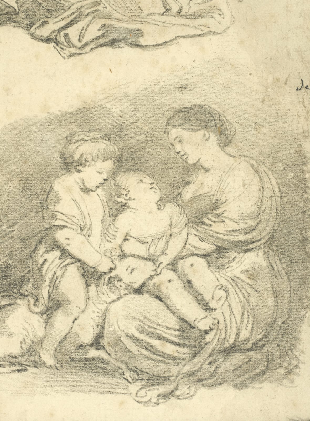Jean-Honoré Fragonard, Three studies executed in the Pitti Palace/ Trois études exécutées au Palais Pitti, 1761
