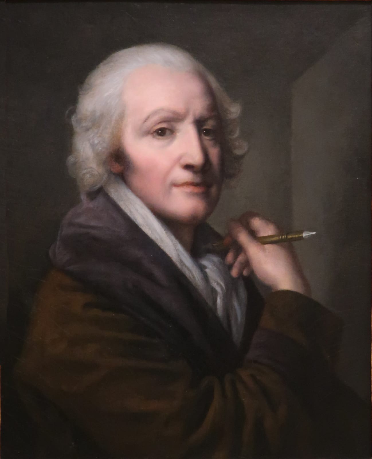 Anna Greuze, Portrait of Jean-Baptiste Greuze / Portrait de Jean-Baptiste Greuze, 1804-1805
