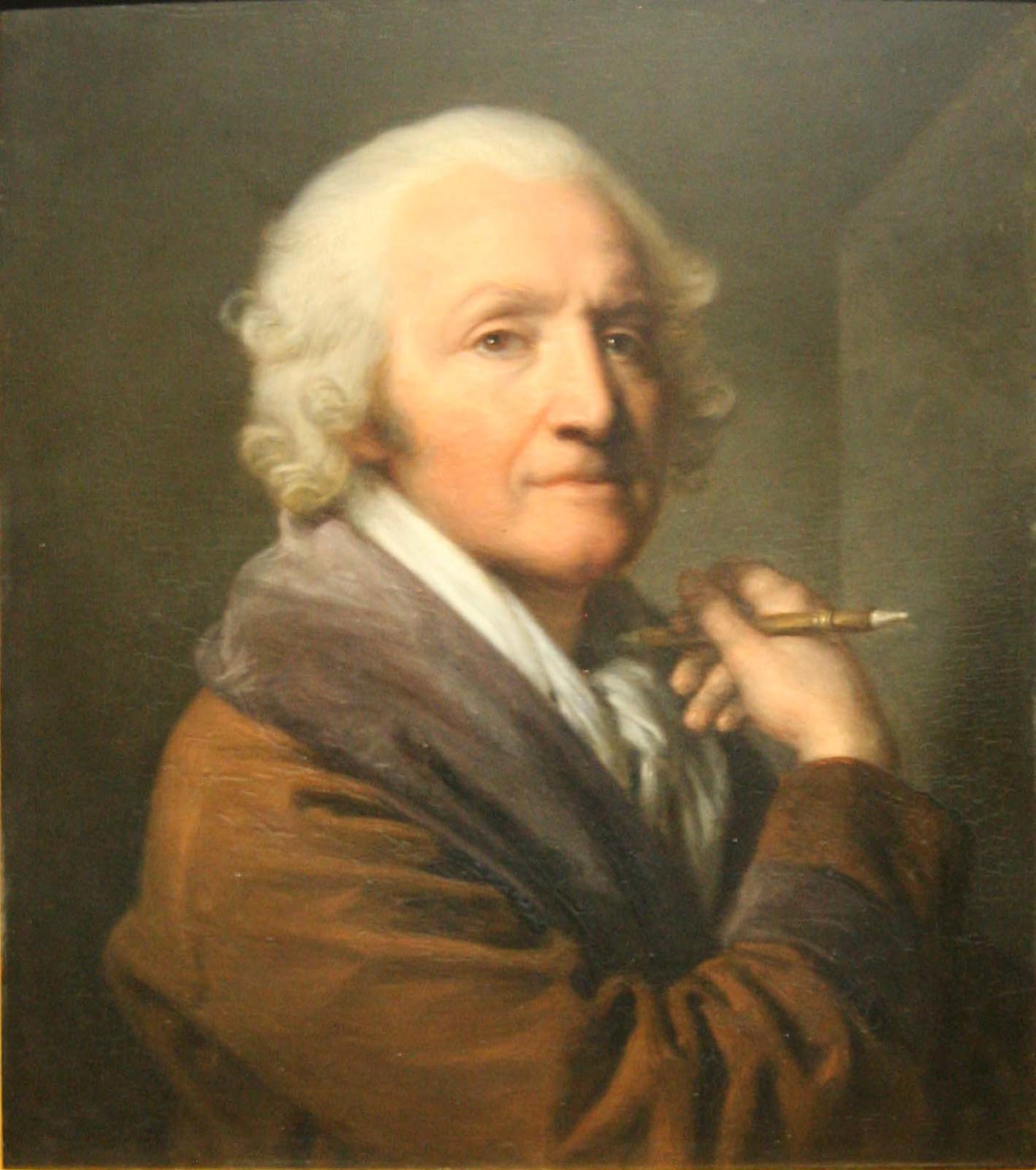 Anna Greuze, Portrait of Jean-Baptiste Greuze / Portrait de Jean-Baptiste Greuze, 1804-1805