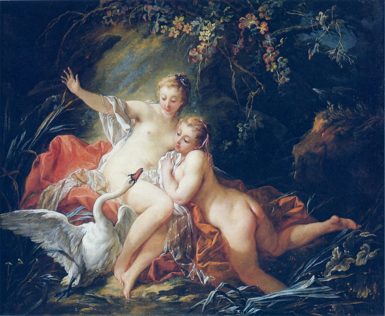 Workshop of François Boucher / Atelier de François Boucher, Leda and the Swan/ Léda et le cygne