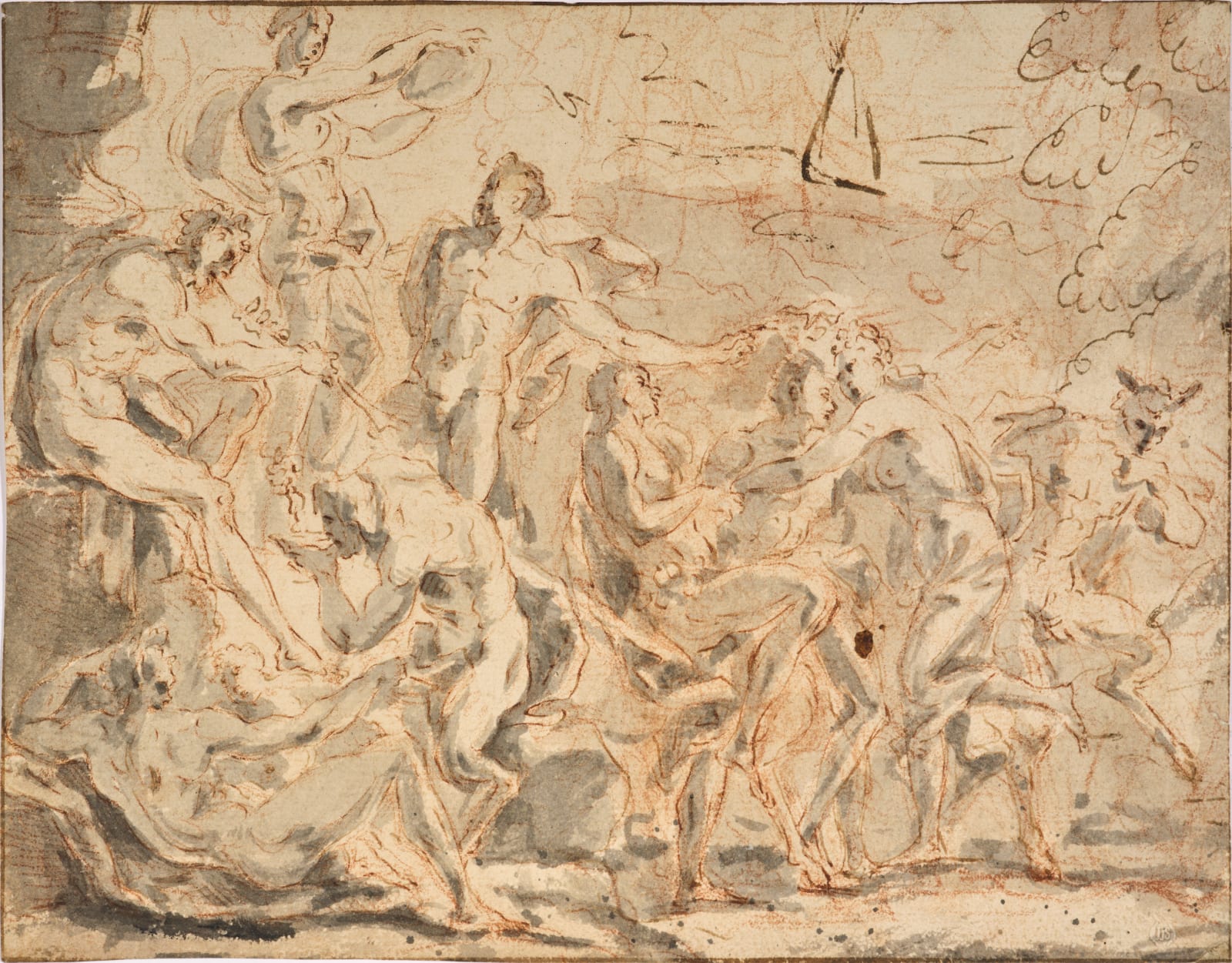 Claude Gillot, Scène de Bacchanale