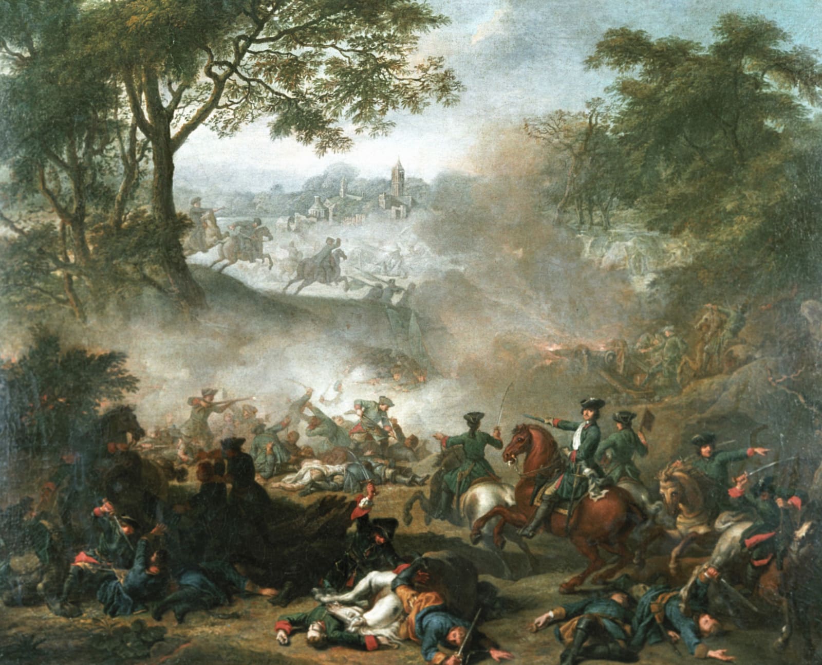 Jean-Marc Nattier, Soldier asking for mercy (study for the Poltava Battle)/ Soldat implorant la Clémence - étude pour la Bataille de Poltava, 1717