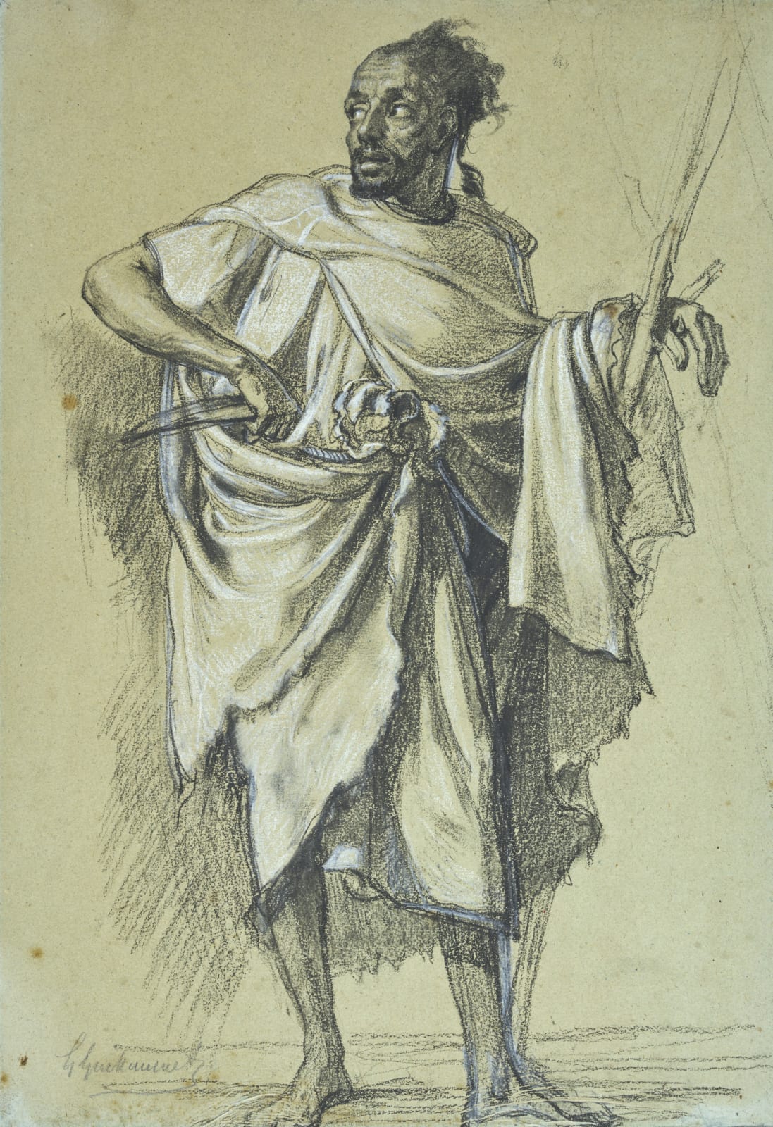 Gustave Guillaumet, The Arab Butcher/ Le boucher arabe, ca. 1865