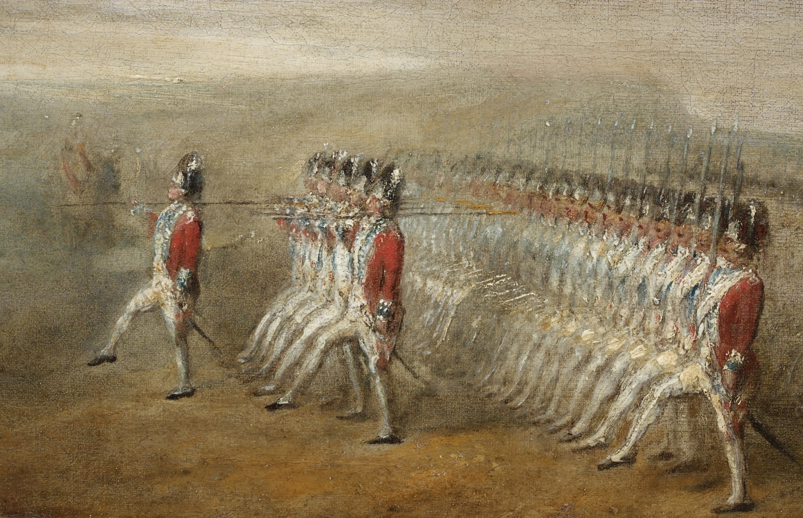 Gabriel de Saint-Aubin, The Parade of the Swiss Guards / Le Défilé des Suisses, Circa 1766