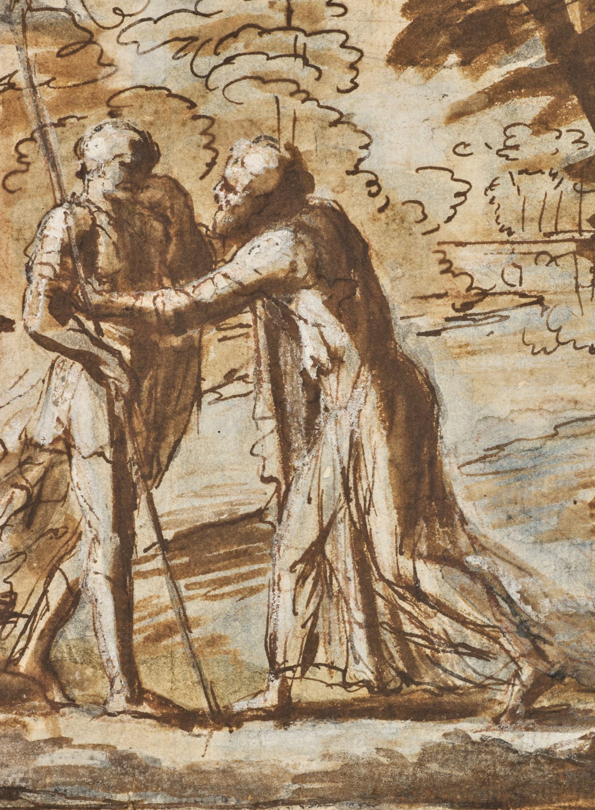 Pier Francesco Mola, Joseph greeting his brothers/ Joseph se fait reconnaître à ses frères, ca. 1656