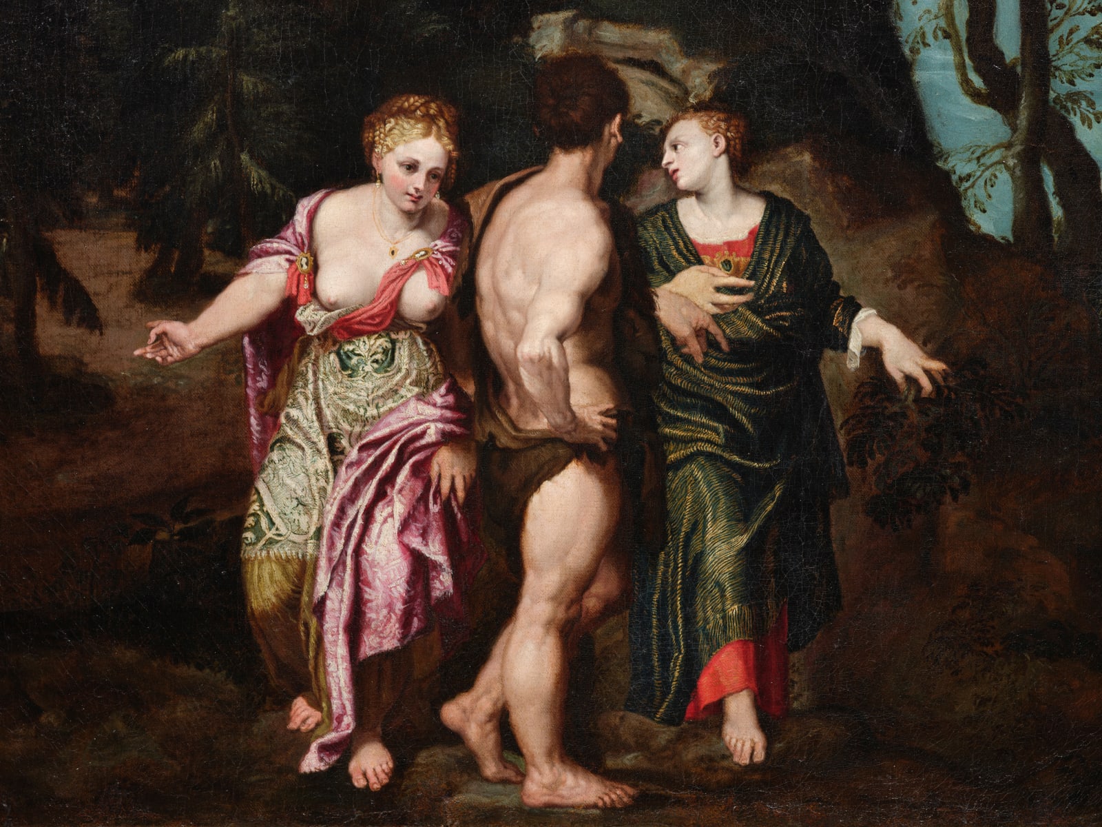 Felice Brusasorci, Hercules at the Crossroads/ Hercule à la croisée des chemins, ca. 1560