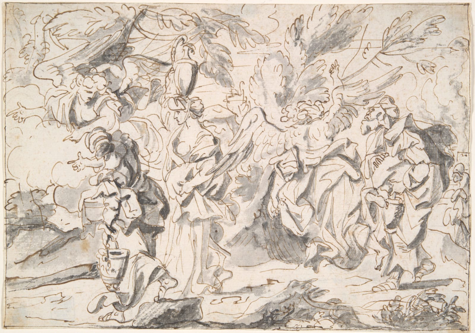 Claude Gillot, Scène de Bacchanale