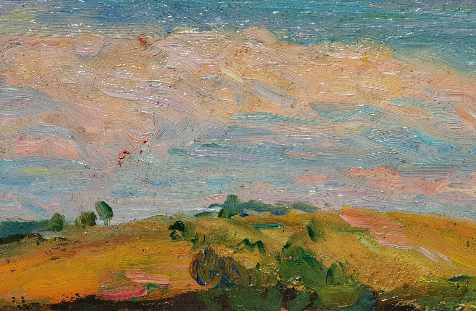 Henri Martin, Two Studies of Clouds/ Deux études de nuages, 1886
