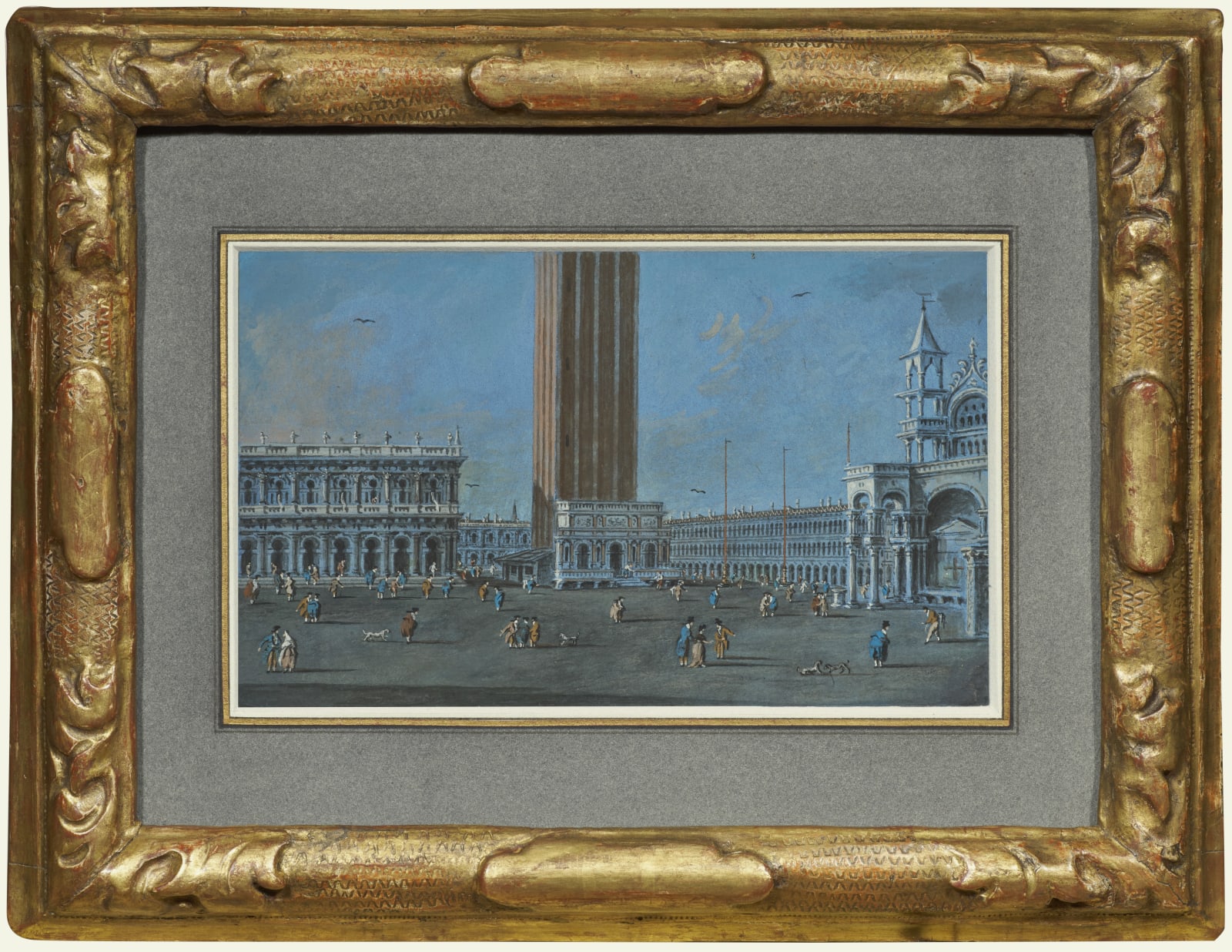 Giacomo Guardi, View of Piazza San Marco/ Vue de la place Saint-Marc