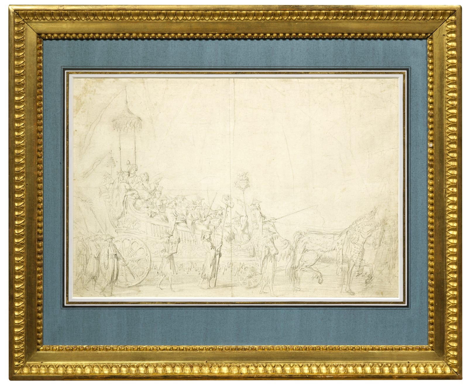 Jean-Baptiste Marie Pierre (Paris 1714 – 1789), Study for « The Chinese Masquerade » / Etude pour "La Mascarade Chinoise", 1735