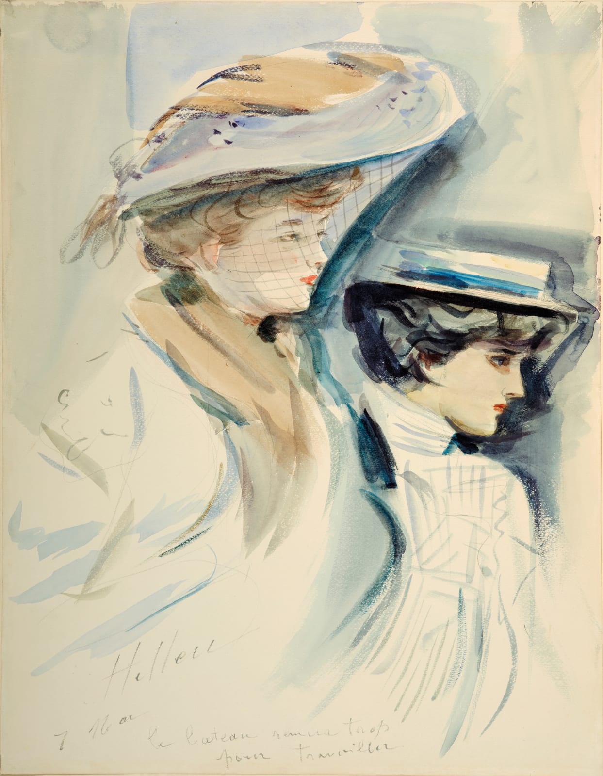 Paul Helleu, Two Women/ Deux femmes