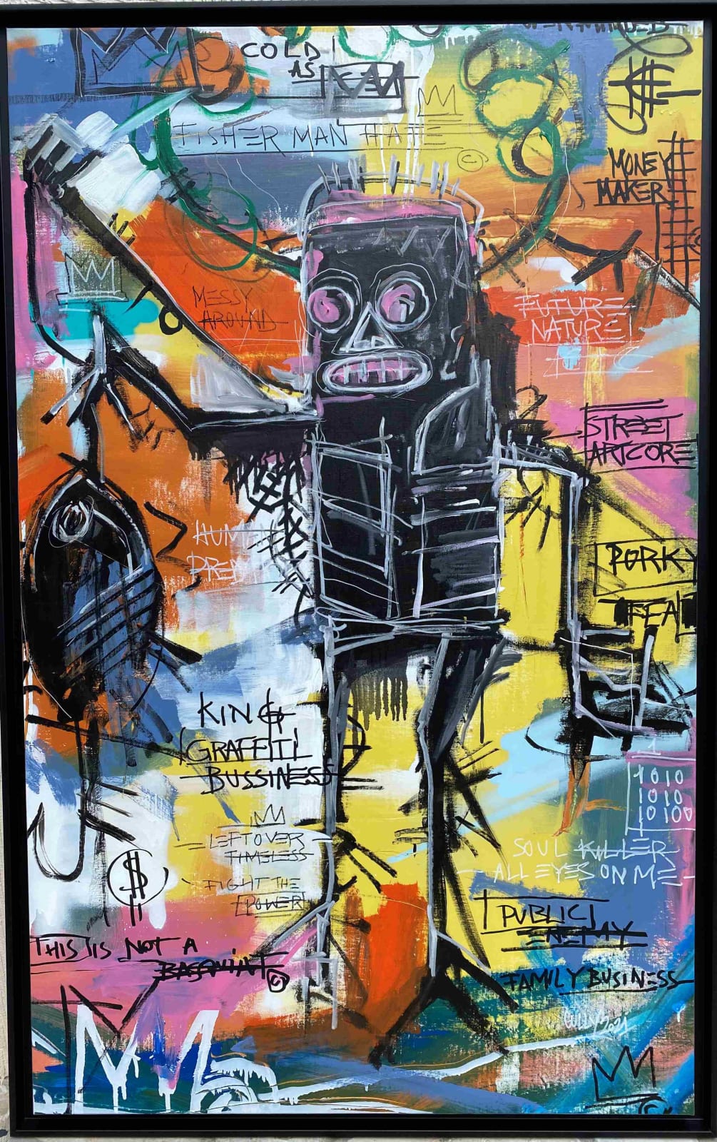 Gully, This is not a Basquiat 2 Games of Thrones (The Fisher), 2021