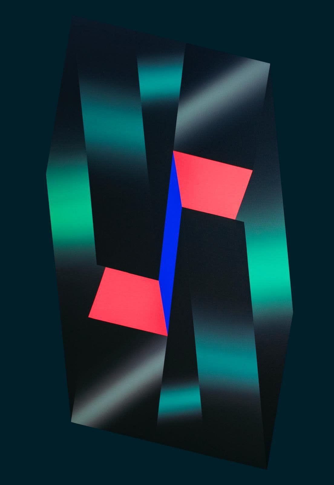 Arthur Dorval, Cube green metalika, 2023