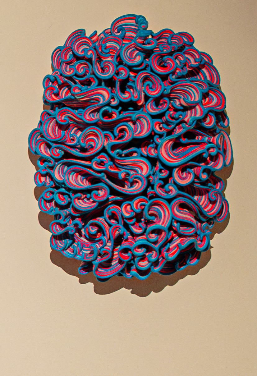 Swen Kahlert, Untitled (Series: Growth of colors), 2024-2025