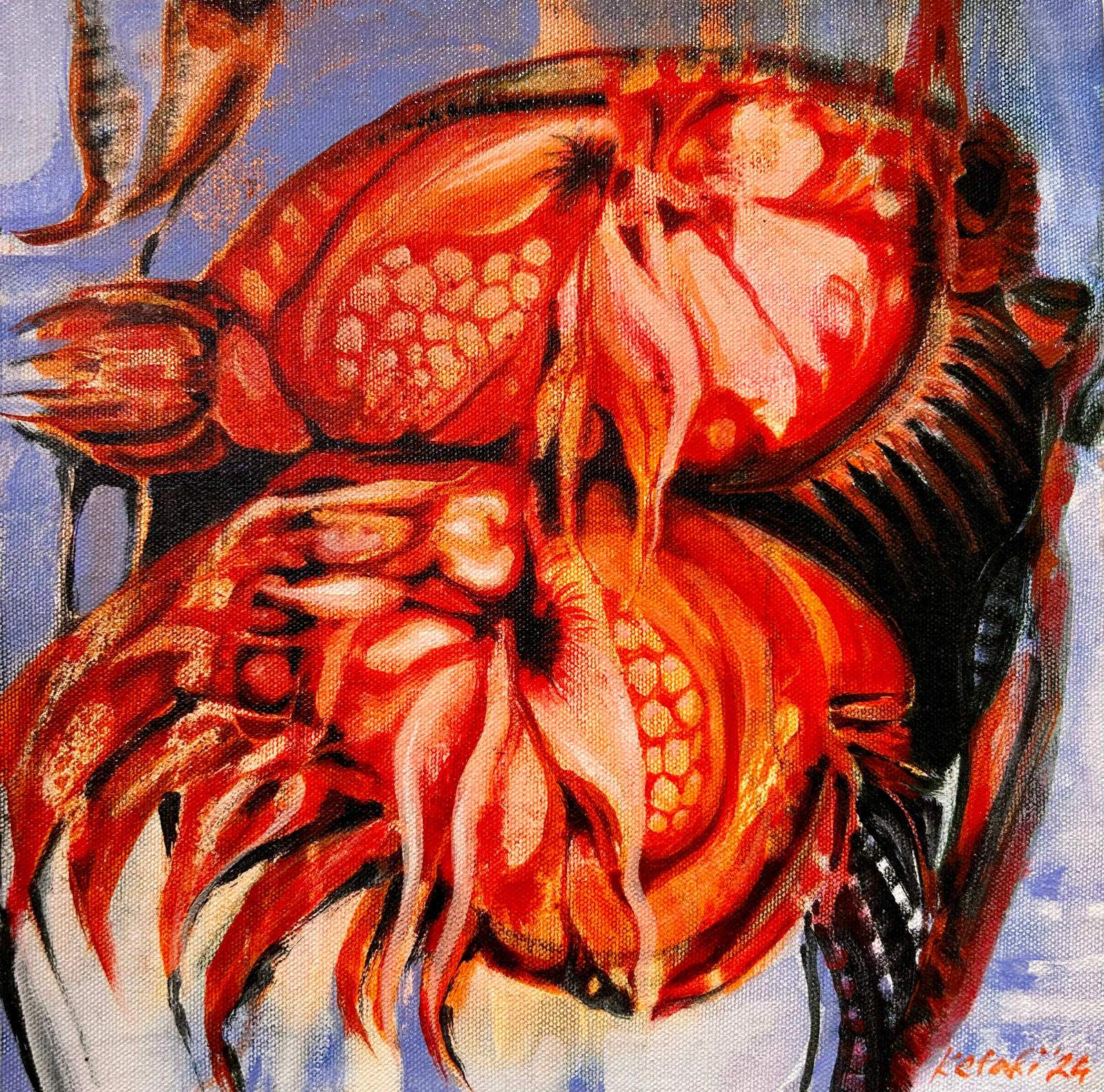 Ketaki Pimpalkhare, Pomegranates, 2024