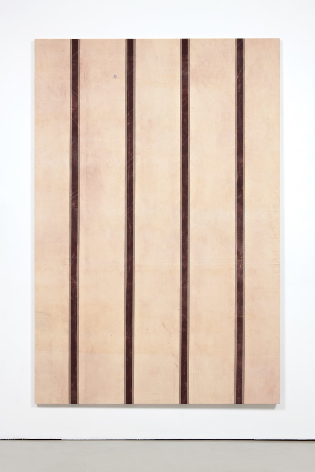 Fredrik Værslev, Untitled (Canopy Painting: Purple and Grey), 2012