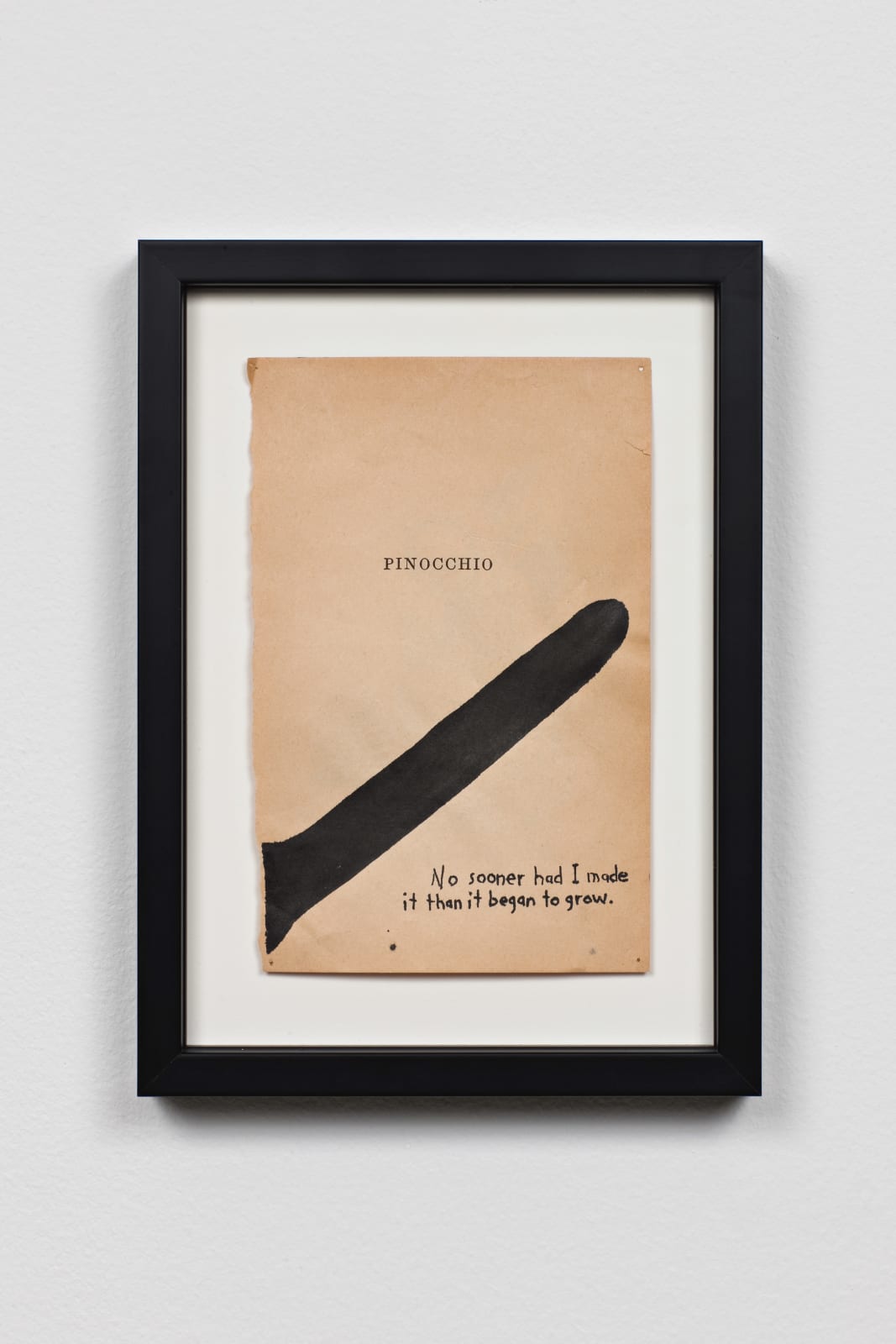 Raymond Pettibon, Pinocchio, Unknown