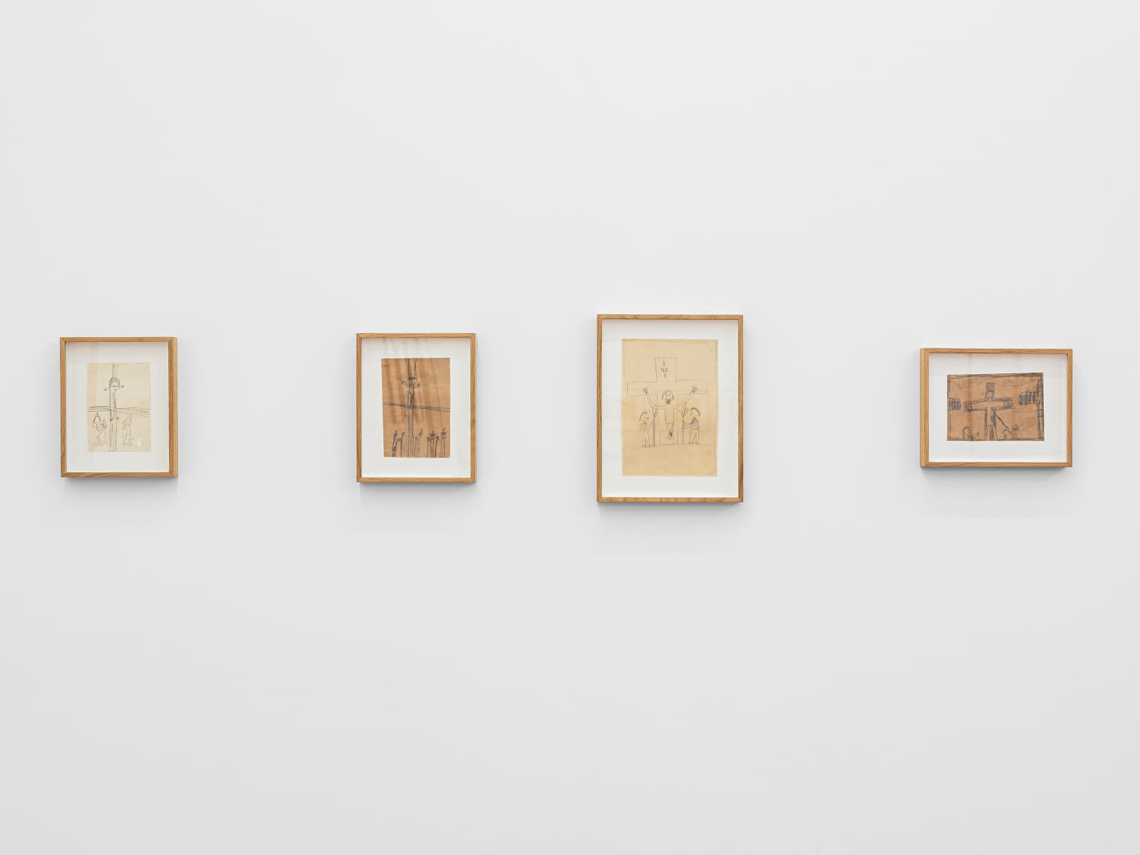 Children's Drawings (Martina Bindreither, Monika Lengauer, Michaela Naderer), Crucifixion, c. 1980's