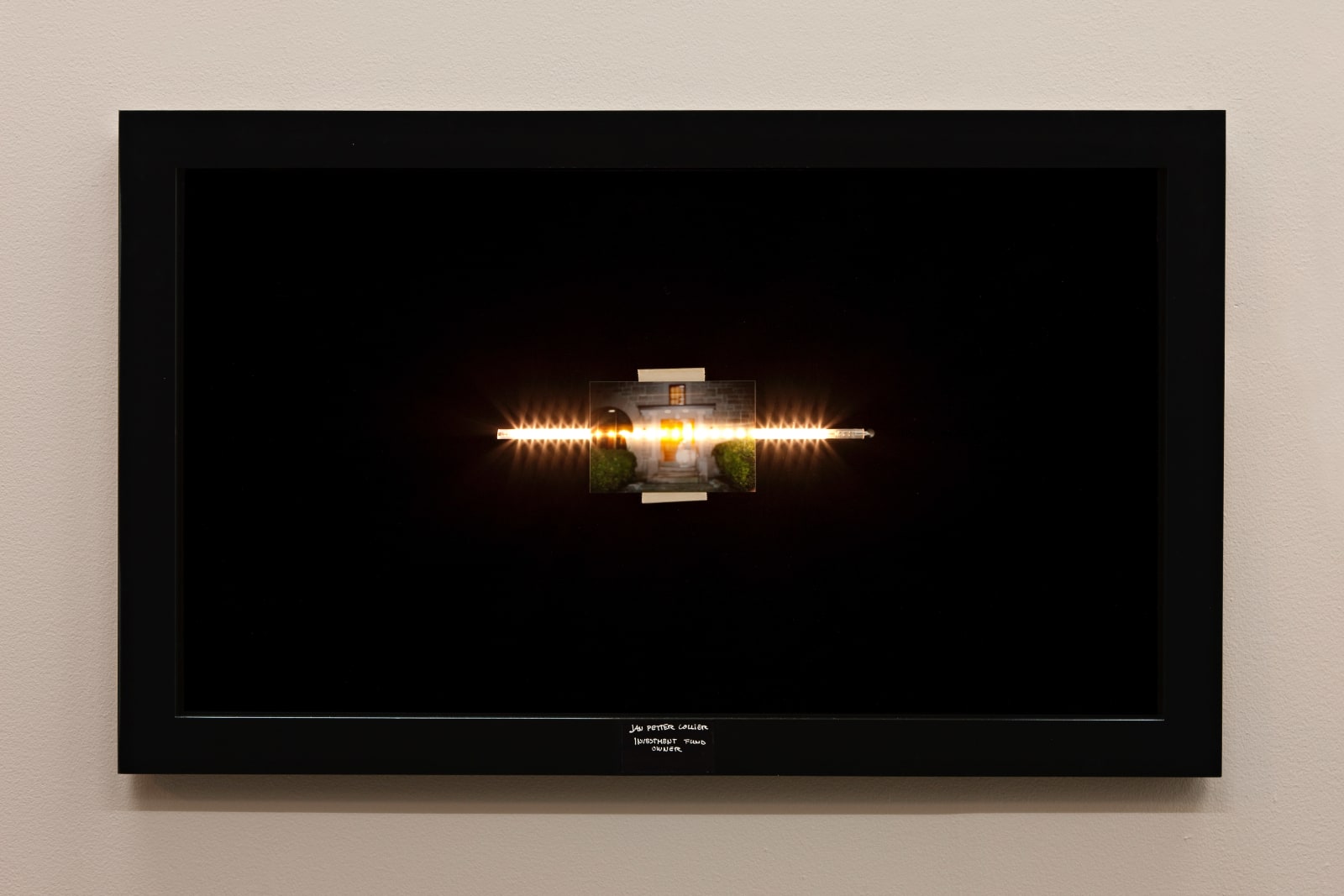 Simon Denny, Celebrities' Houses at Night – Jan Petter Collier, 2009