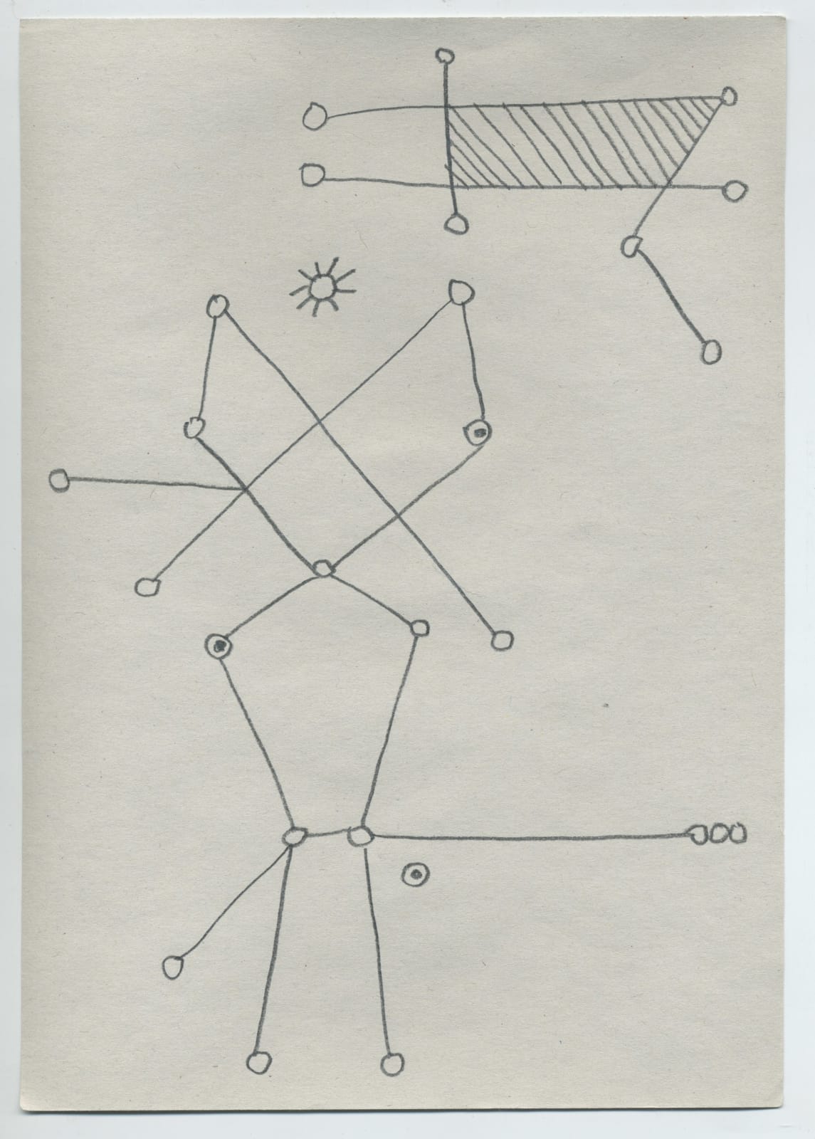 Gerwald Rockenshaub, Bleistiftzeichnung auf Papier, gerahmt (Pencil drawing on paper, framed), 2007