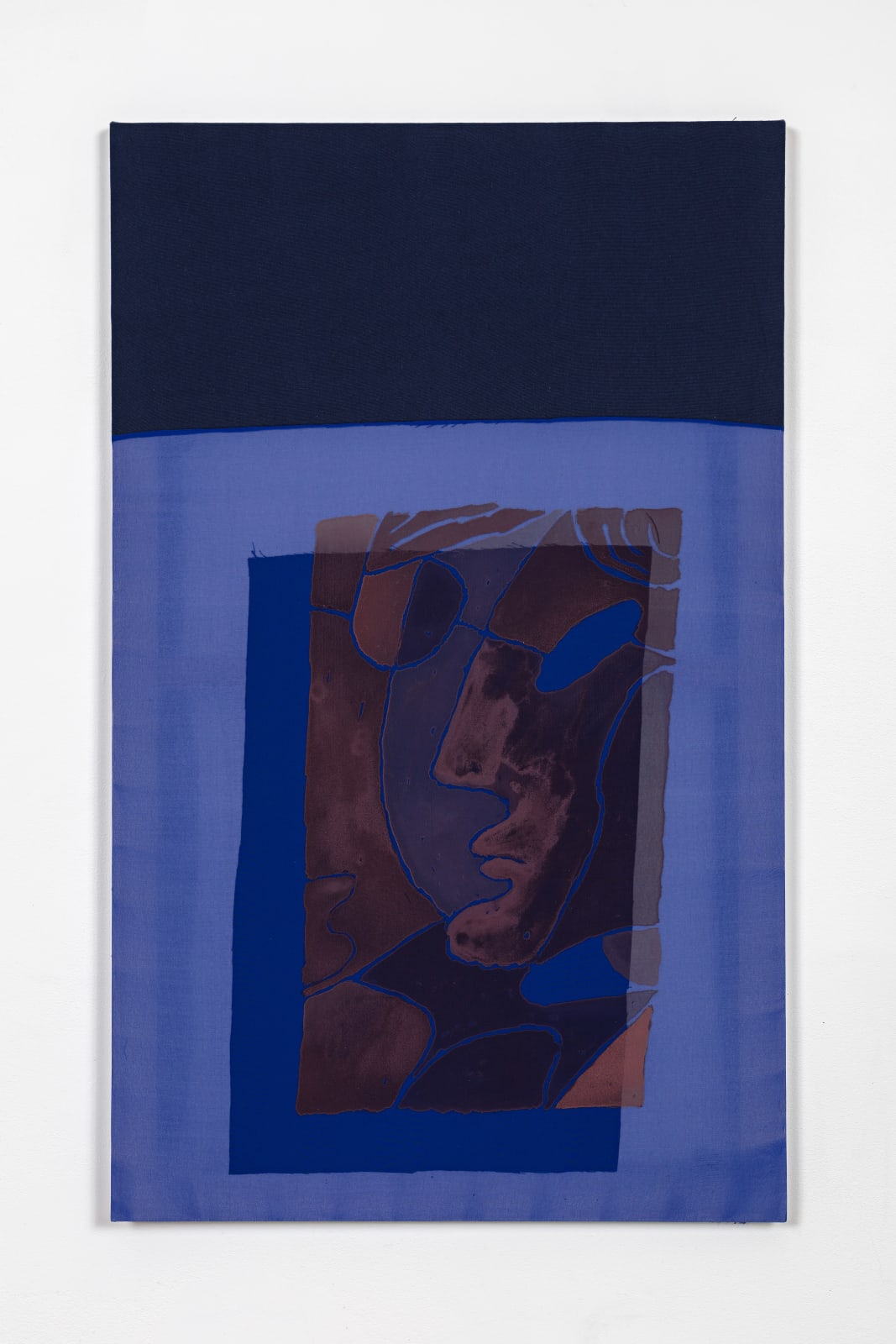 Carl Mannov, Untitled (Face with lamp), 2017