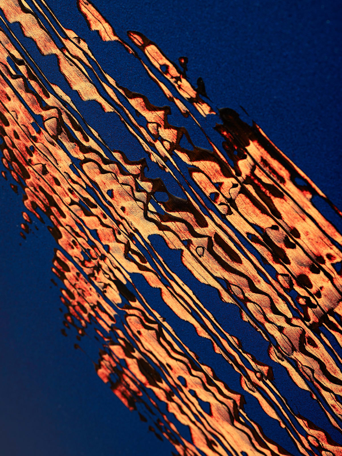 Tauba Auerbach, Grain - Cantor Fret Slice II, 2022