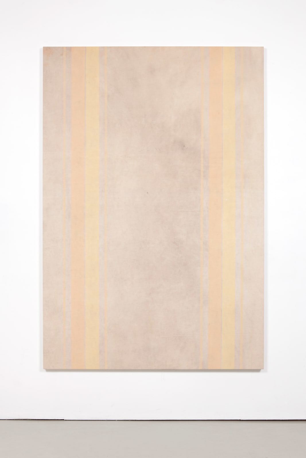 Fredrik Værslev, Untitled (Canopy Painting: Yellow and Light Orange), 2012