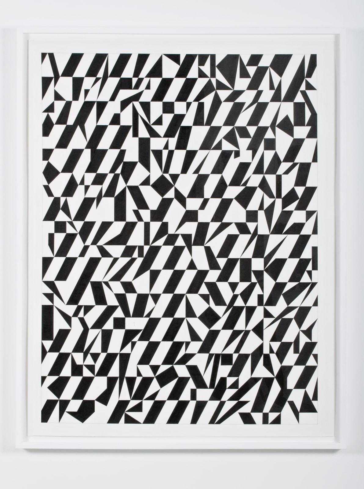 Tauba Auerbach, 50/50 IX, 2007