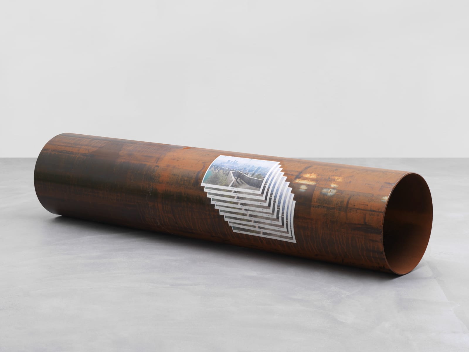 Matias Faldbakken, Overlap Sculptures (Steel Pipe), 2016