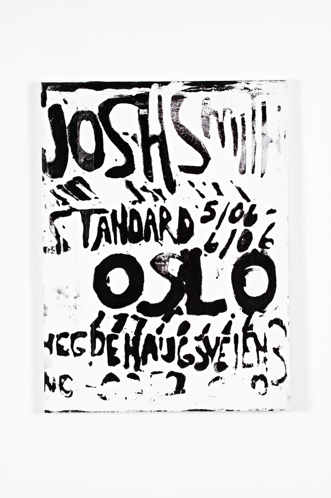 Josh Smith, Untitled (Poster Painting #2), 2006