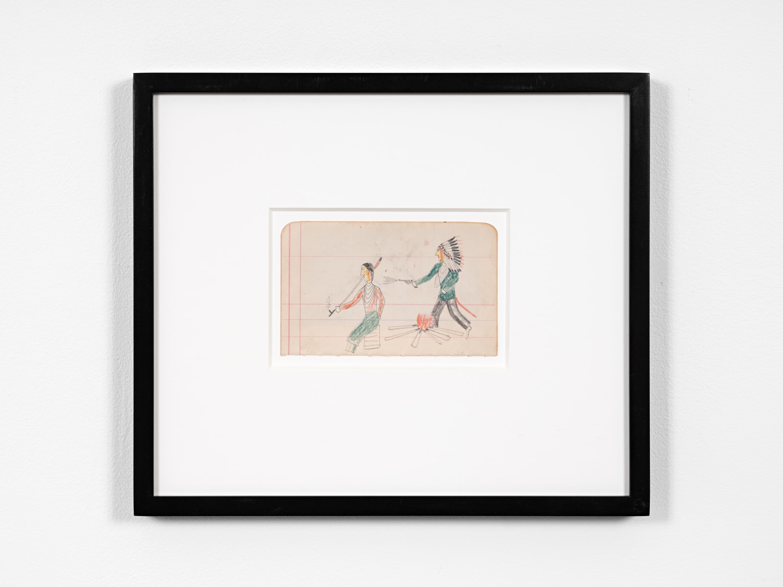 Donald Ellis Gallery, Coffeen Ledger, Crow, ca. 1890-1910