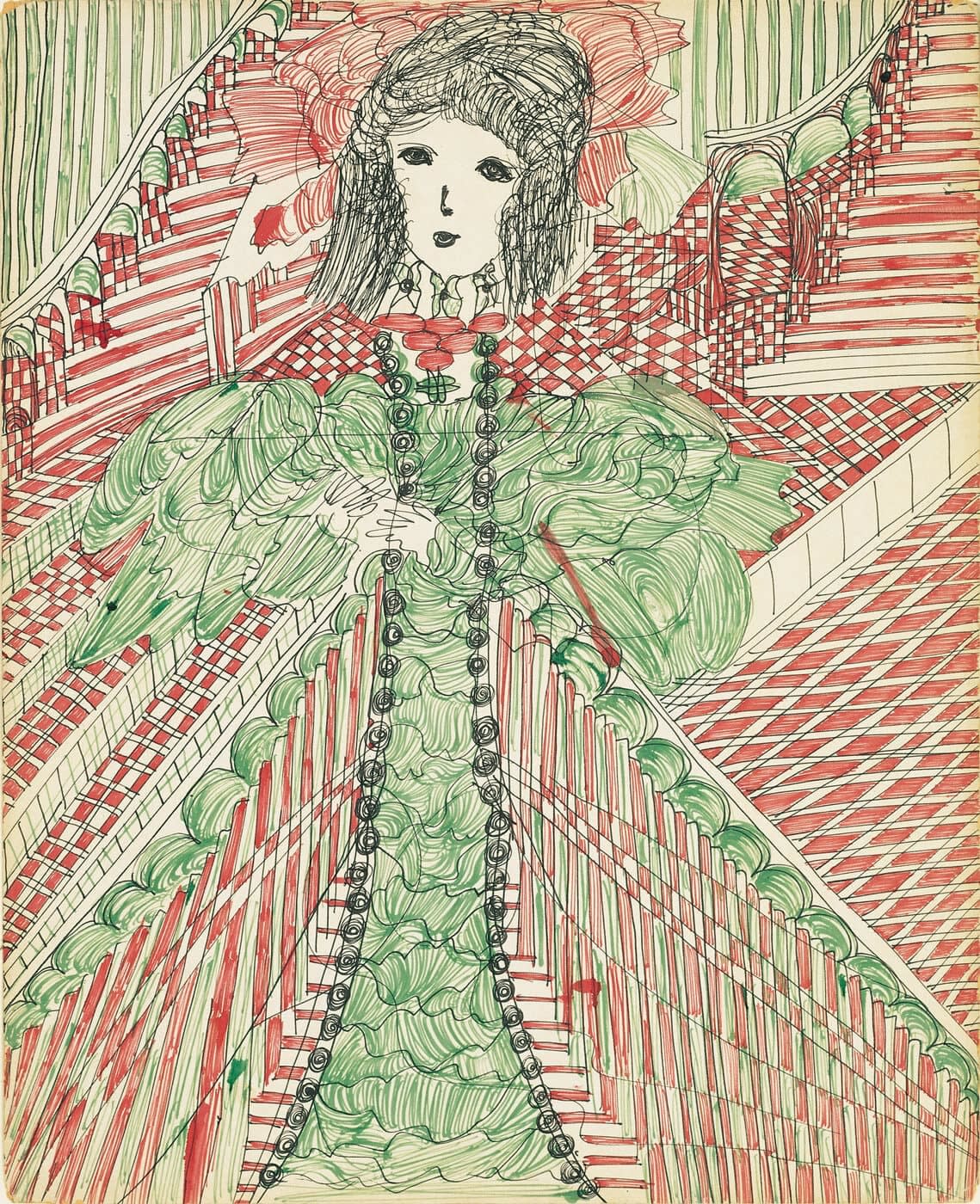 Madge Gill, Woman, Undated