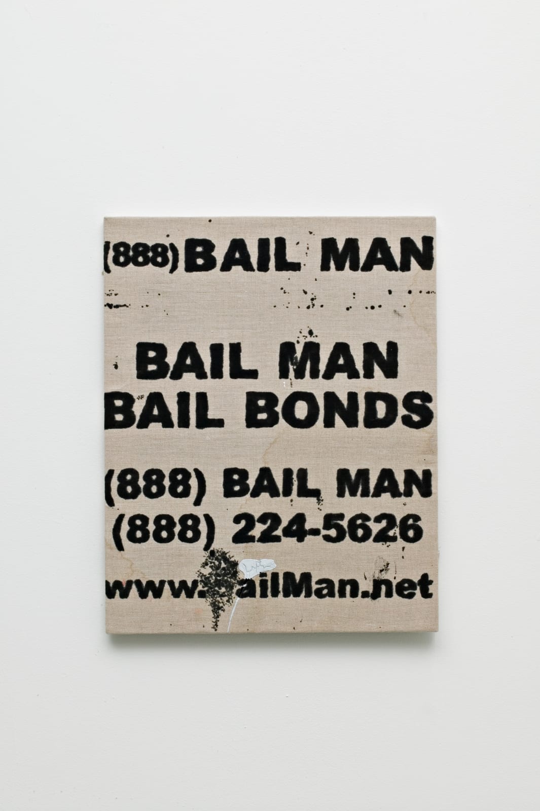 Nate Lowman, Close Cover before Striking (888 Bail Man), 2006