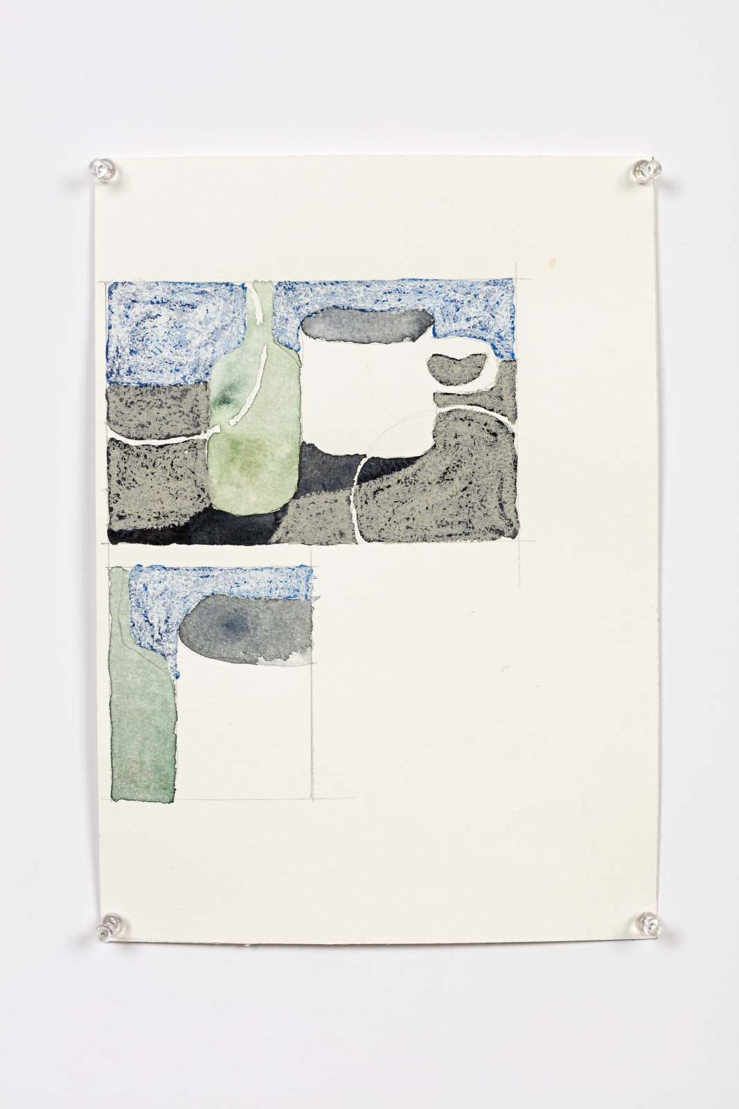 Carl Mannov, Untitled (Mug with bottle), 2017