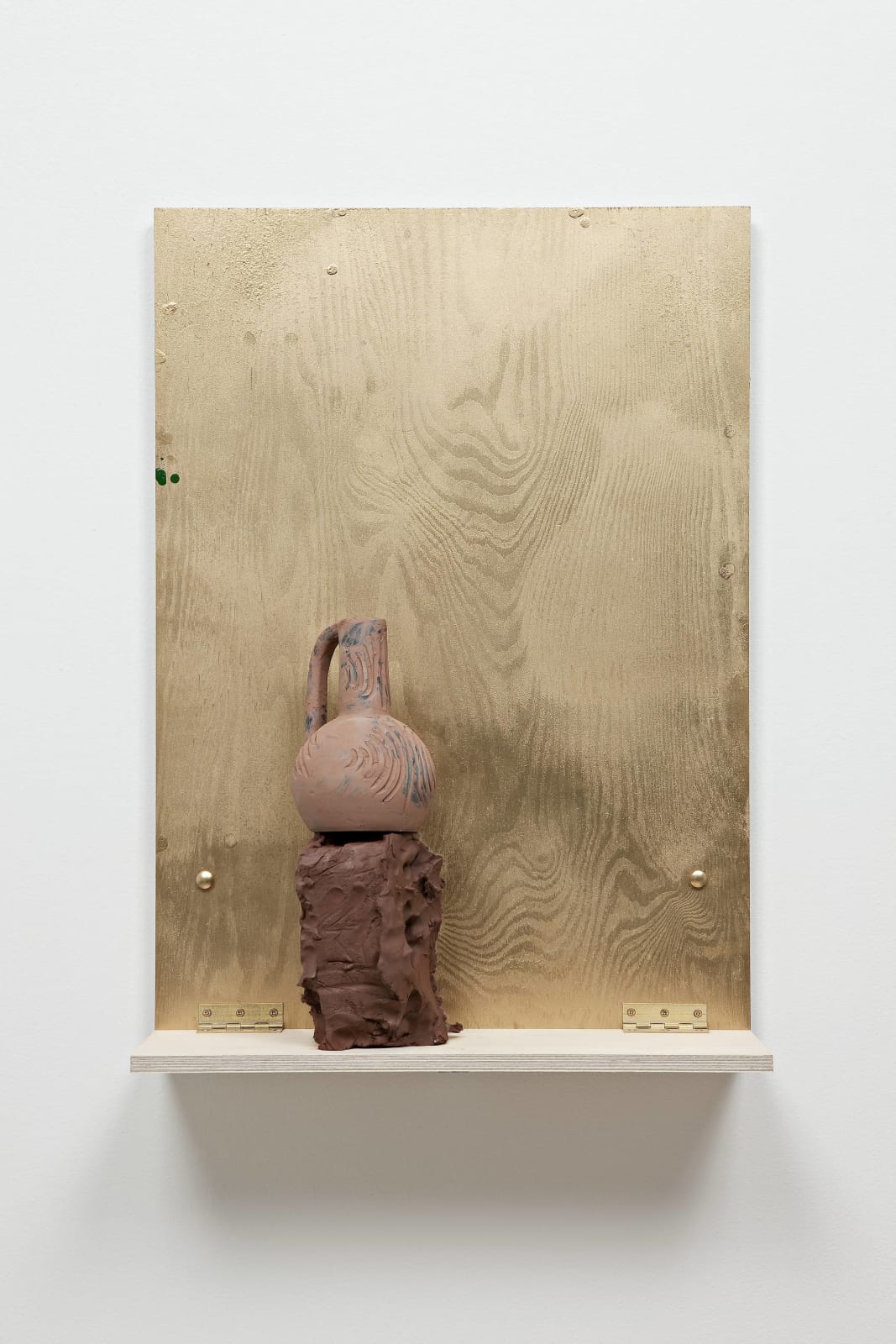 Dan Rees and Fredrik Værslev, Shelf Paintings (Pottery in October #5), 2009