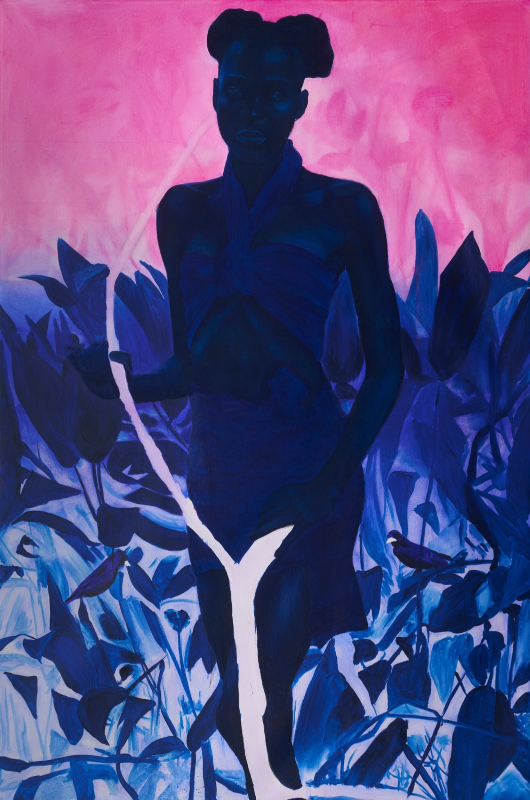 Peter Ojingiri, In This Chaotic Place, You Froze the Birds II, 2022
