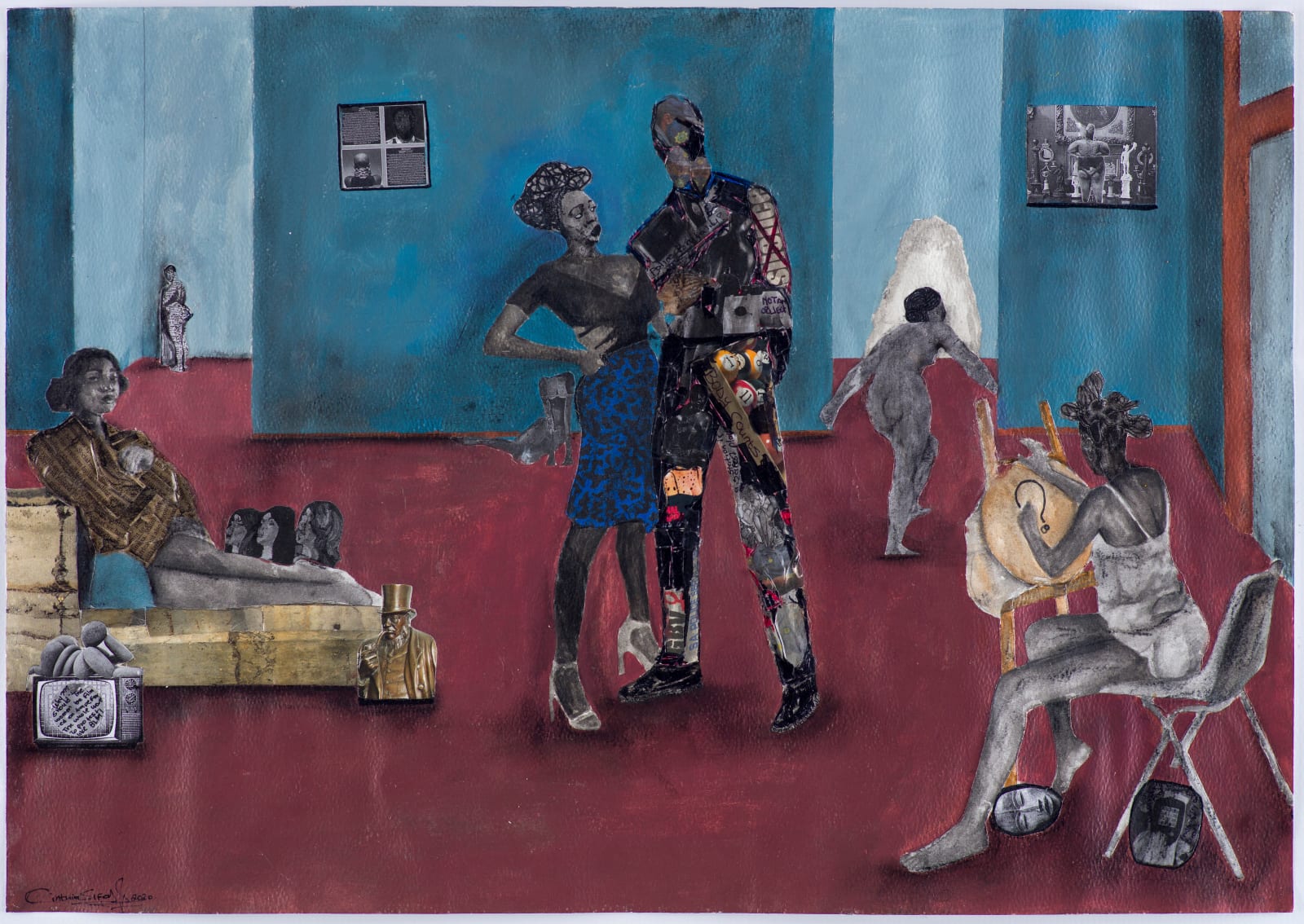 Cinthia Sifa Mulanga, Artist Block, 2021