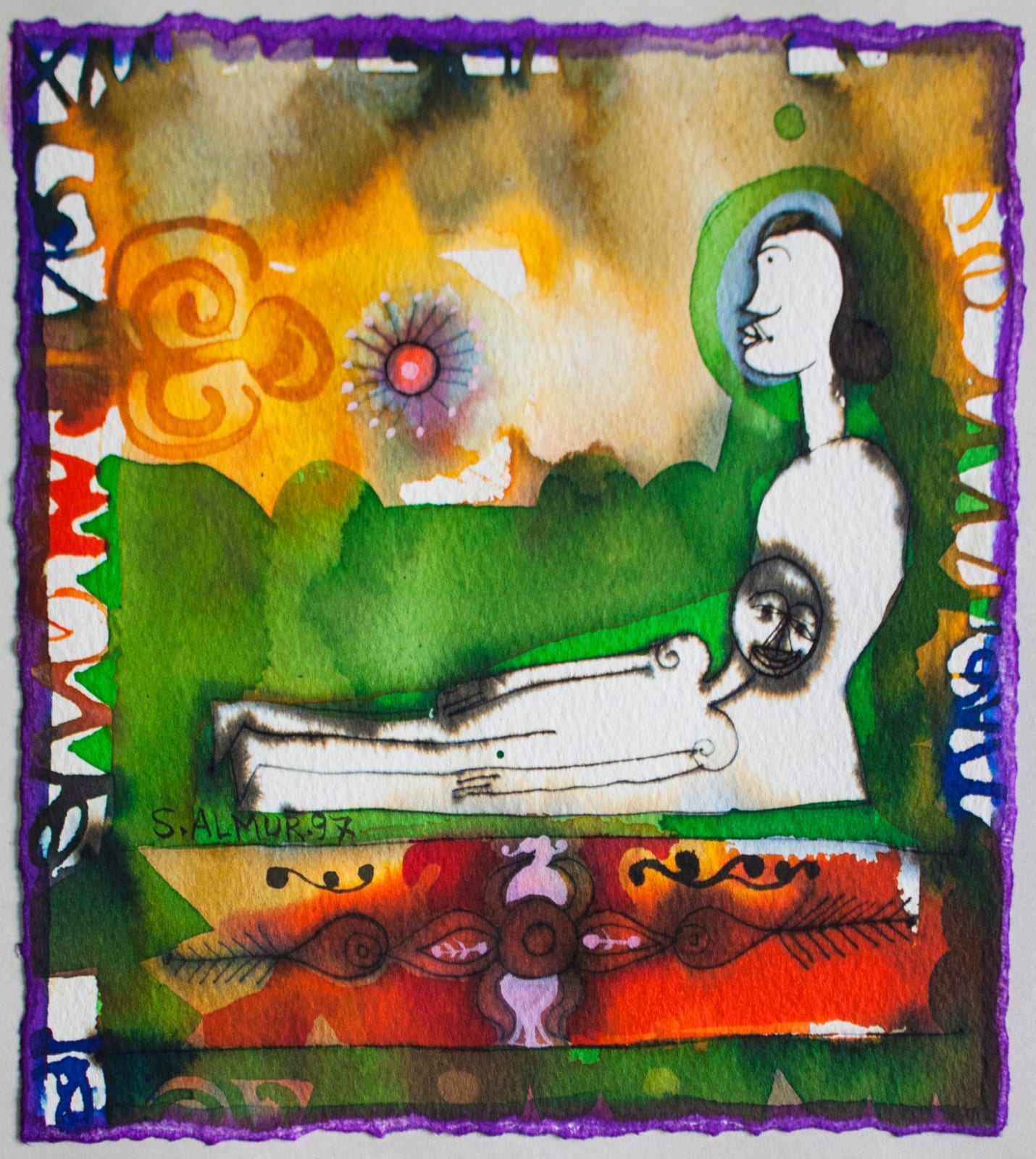Salah Elmur, Untitled VI, 1997