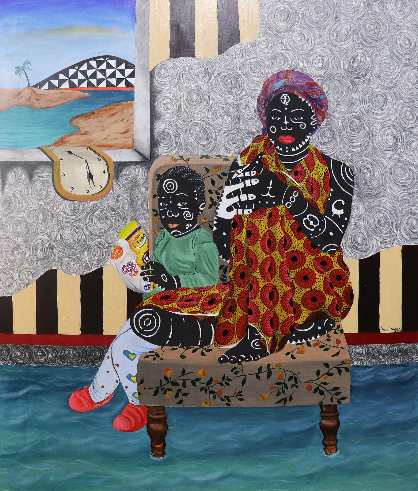 Kelechi Nwaneri, Flooded Apartment II, 2020