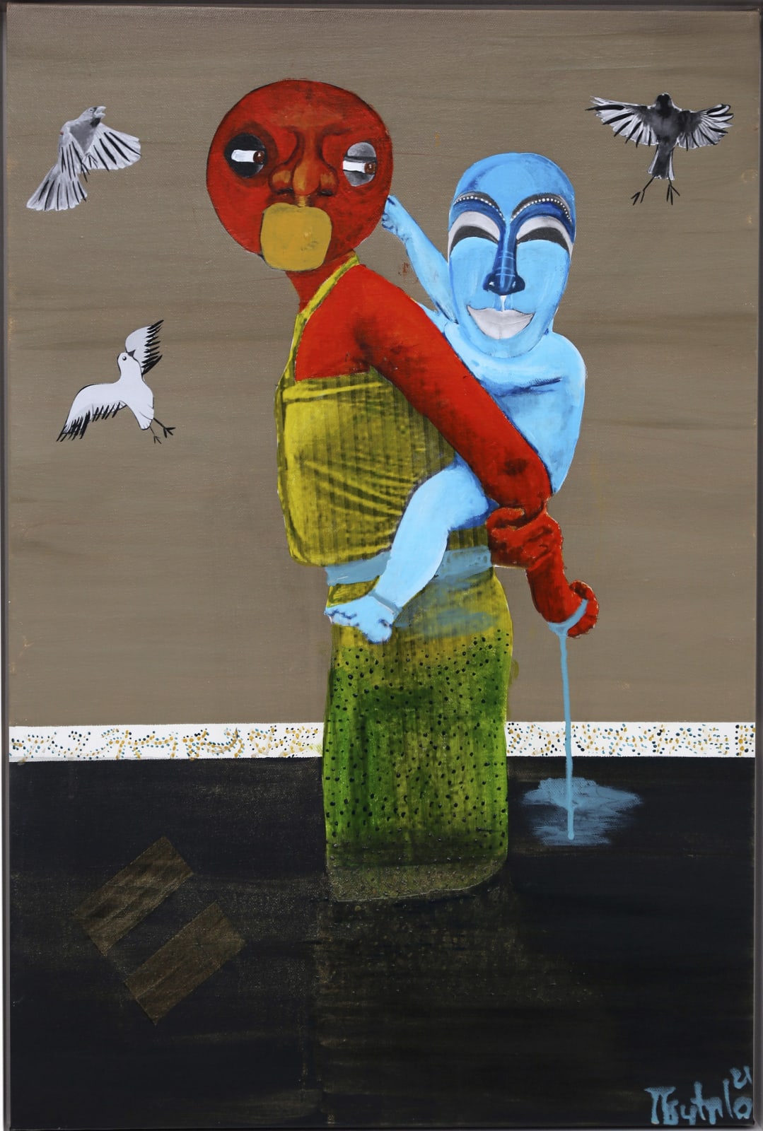Teresa Kutala Firmino, Mother and Moon, 2021