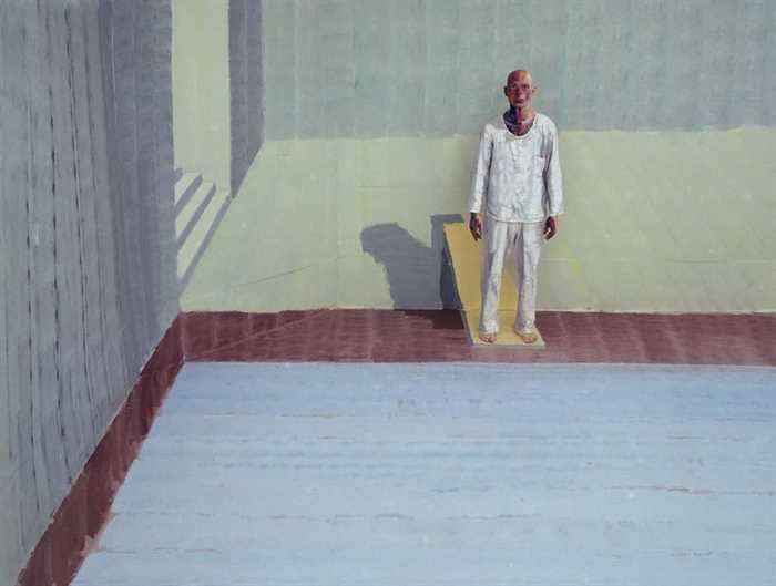 Michel Platnic, Self Portrait in a Pool, 2009