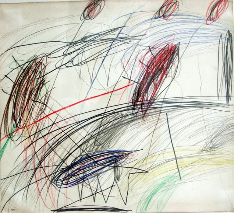 Raffi Lavie, Composition (with flowers), 1983