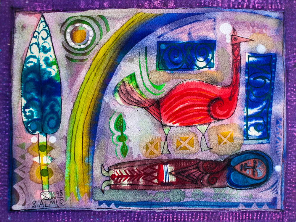 Salah Elmur, Untitled X, 1998