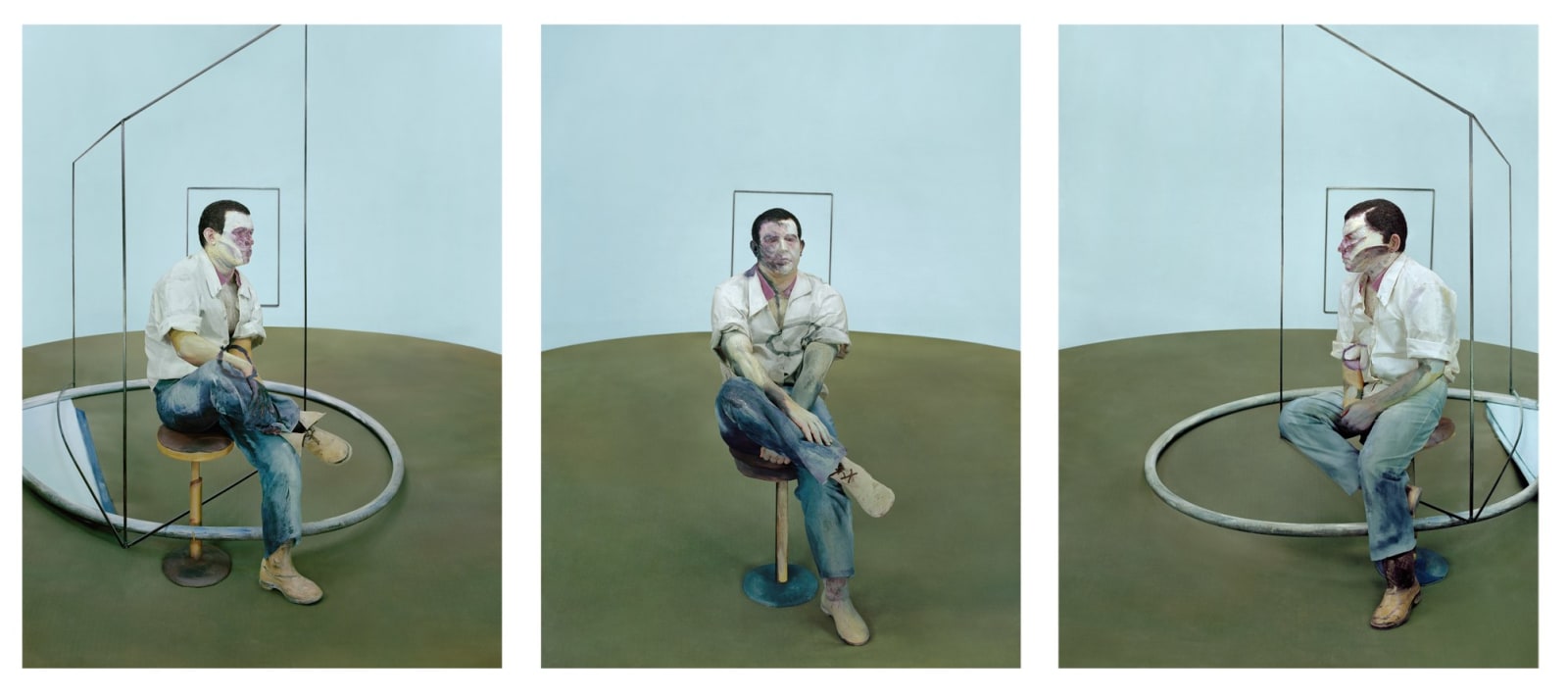 Michel Platnic, After “Three Studies for Portrait of John Edwards”, 2013