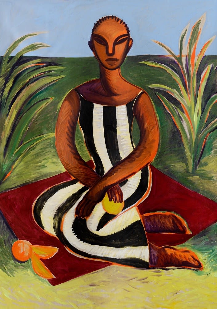 Rachel Marsil, La robe rayée, 2023