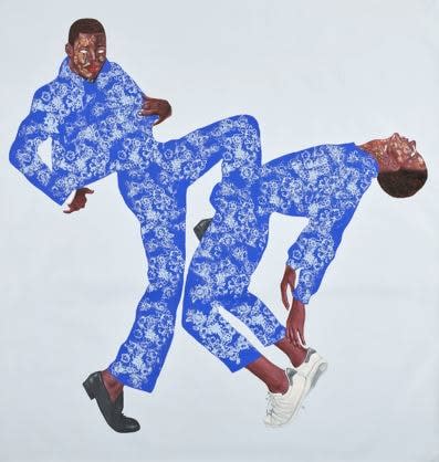 Emmanuel Taku, Blue Hysteria, 2022