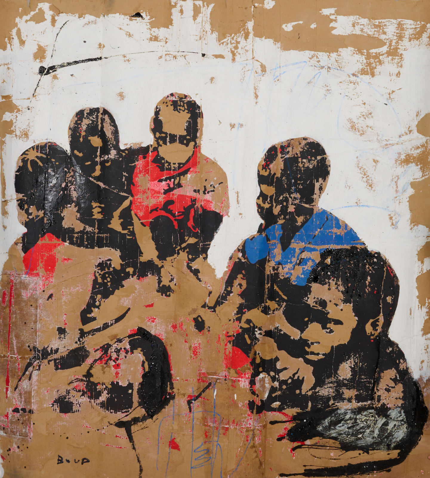 Armand Boua, La Rue, 2017